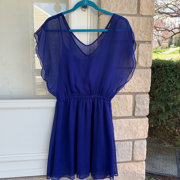 Express Cobalt Blue Dress - Picture 11 of 12